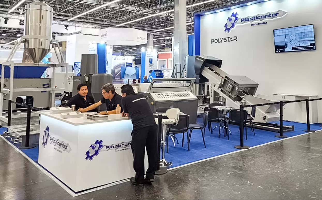 plastic recycling machine in Expo Plasticos 2023